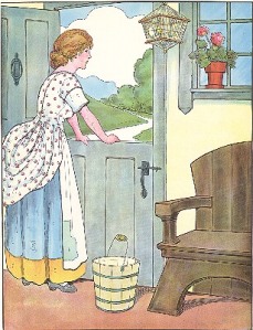 Oh dear what can the matter be illustration by Blanche Fisher Wright
